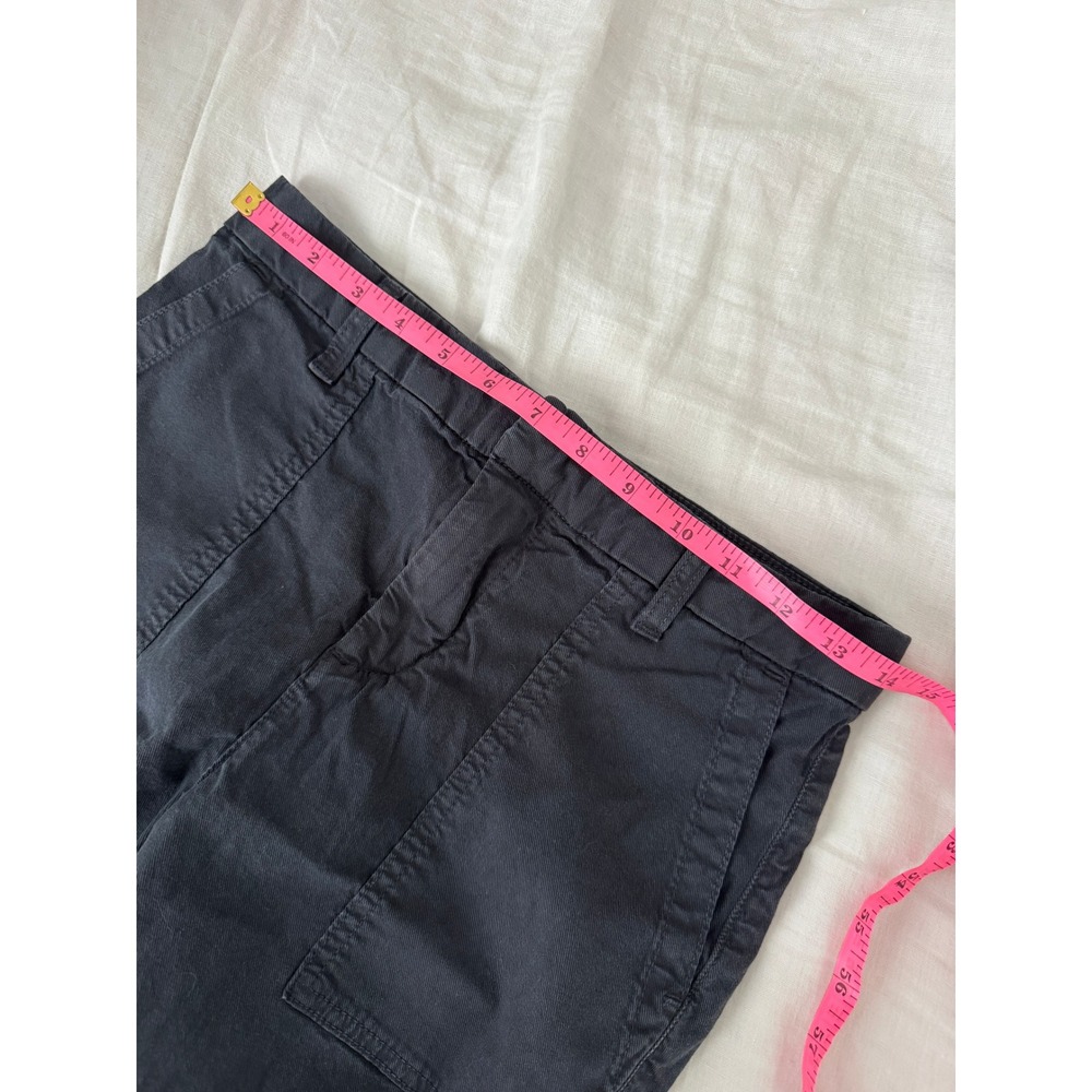 Frank & Eileen Blackstone Utility Pants Black Raw Hem Made in USA Size 2 - Picture 8 of 8